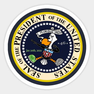 Eliot Eagle Presidential Seal (46 edit) Sticker